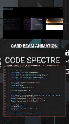 CARD BEAM ANIMATION #webdesign #htmlcssjs #webdevelopment #htmlcssjavascript
