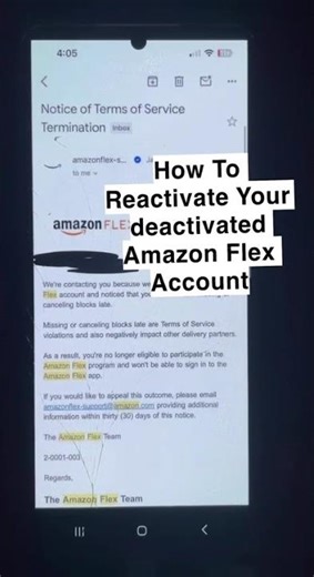 how to reactivate Amazon Flex app #amazonflex #deactivate #amazondelivery #reactivate
