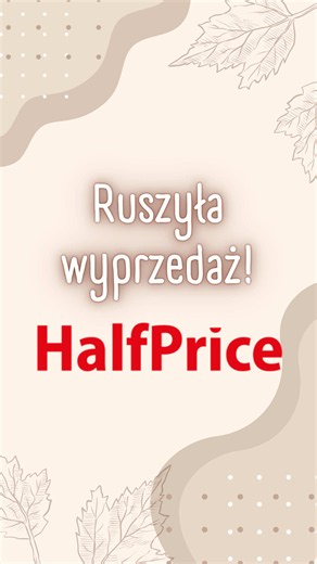 Wystartowała wyprzedaż w HALFPRICE! 🥰 Lubicie ten sklep? #halfprice #wyprzedaż #zakupy