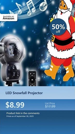 LED Snowfall Projector