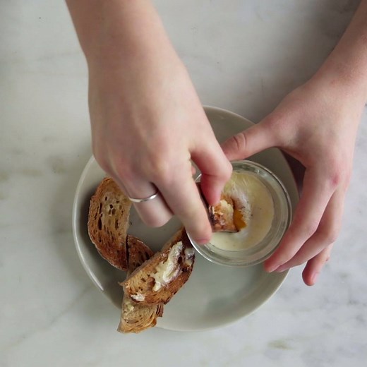 Behold the mighty egg coddler a.k.a. the kitchen tool you didn't know you needed. Video by Kyle Orosz. | Food52