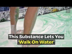 This Substance Lets You 'Walk On Water' — here's how it works