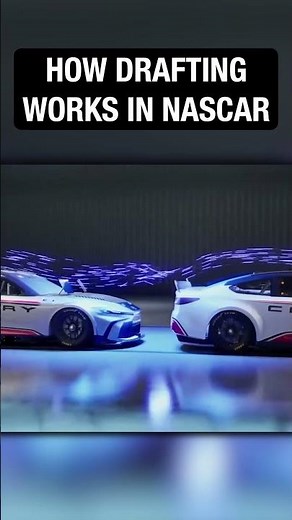 How Drafting Works in NASCAR 🏁 #Daytona500 #NASCAR #racing #drafting