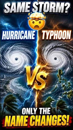 Hurricane vs Typhoon: What's the Difference? #shorts