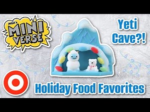 NEW Miniverse Target's Holiday Food Favorites! The Yeti Cave is soooo CUTE!