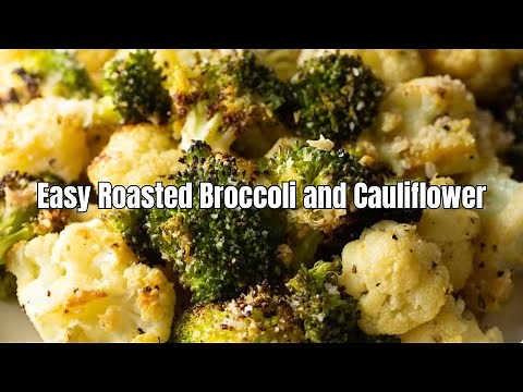 Easy Roasted Broccoli and Cauliflower Recipe | Perfect Healthy Side Dish