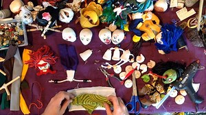 Create your miniature alter-ego at a marionette making workshop with The Squeaking Tribe Marionettes at this year's Woodford Folk Festival. Using pre-made clay pieces, you'll select costumes and learn the techniques of assembly, designing & stringing. Bookings are essential: woodfordfolkfestival.com/programme/workshop-bookings.html Music: www.bensound.com | Woodford Folk Festival