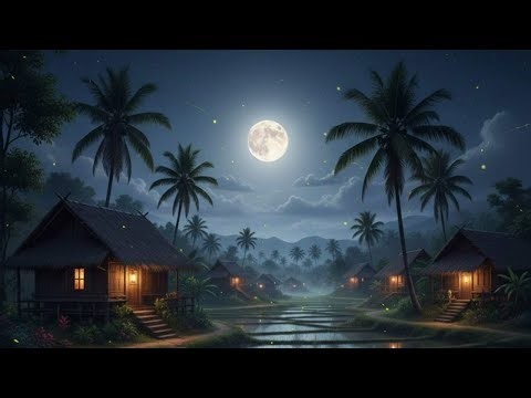 Night Swamp Sounds 🌙 Frogs & Crickets for Deep Sleep and Relaxation