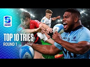 Round 1's Most INSANE Tries! Super Rugby Pacific 🏉 | TOP 10