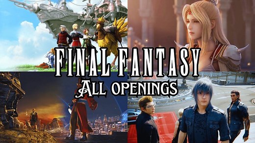 【4K】【最终幻想】全系列开场CG整合