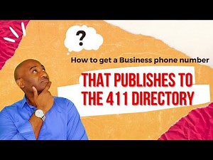 How to get a business phone number that publishes to 411 directory #ringcentral #phone