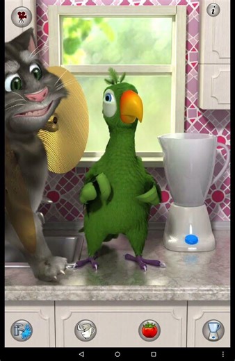 Talking Pierre the parrot #funny #talkingtom #nostalgia #gaming #mobilegame #outfit7 #lostmedia