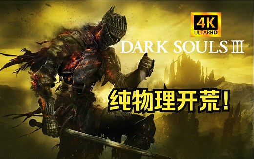 【黑暗之魂3】4K本体 DLC全剧情流程实况！纯物理初见开荒！