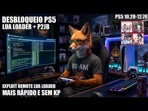 NOVO PORT DO DESLOQUEIO P2JB COM REMOTE LUA LOADER MAIS RÁPIDO E SEM KP EM TESTE NO PS5 10.20-12-70