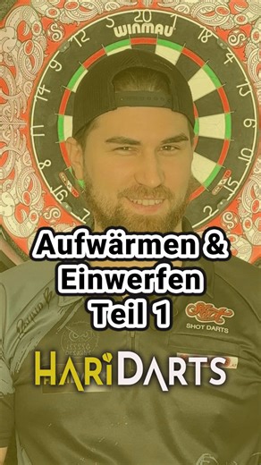 Aufwärmen und Einwerfen: Basis für Dartsport
