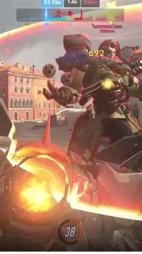 Plow through your enemies with this rein build! stadium Overwatch