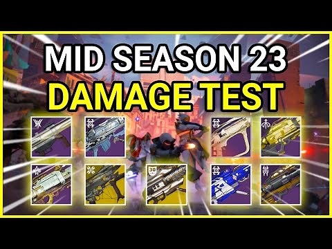 Rocket Launcher Damage and DPS Test - Destiny 2 Season 23 Update