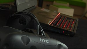 MSI G83VR fun with the HTC VIVE–Unboxing by Notebookcheck.com. You can see how they set out their VR room and start to set out yours. #MSI #No1inGaming #1stVRReady #GT83VR #GTX1080 #HTCvive#Notebookcheck | MSI Gaming