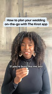 Busy? Same. The Knot app is a game-changer for planning your wedding whenever, wherever it works for you. | The Knot