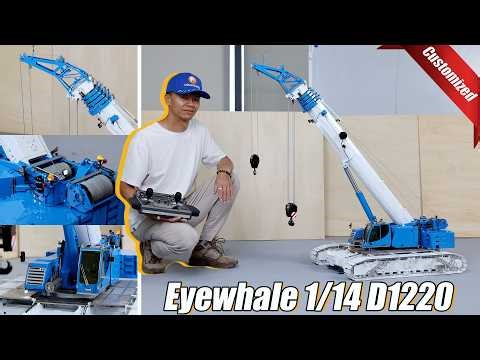 How to Assemble the D1220 Hydraulic Tracked Mobile crane