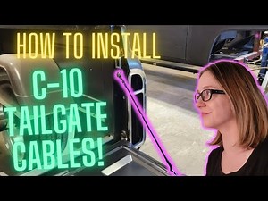 C10 Tailgate Cables 1967-1972