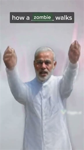 Modi ji is playing Minecraft