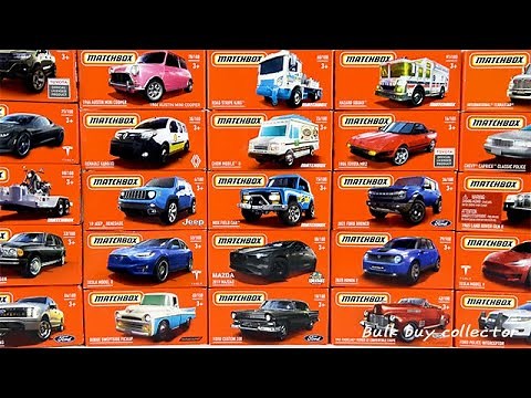 Unboxing 25 somewhat high-end "Matchbox" miniature cars in boxes! Purchase on Aliexpress