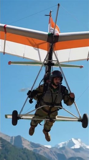 Sky Warriors: Indian Army Microlight Flight #IndianArmy #MicrolightGlider #IndianArmyFlying