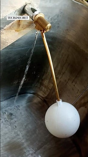 Float Valve for Water Tank | Brass Float Valve | #plumbing #technology #reels #viralshort #plumber