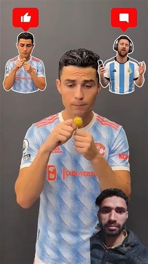 Ronaldo vs Messi candy trend 🍭 #ronaldo 😳🤣 #viral #cartoon #ronaldo #messi #shorts