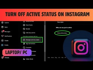 HOW TO TURN OFF ACTIVE STATUS ON INSTAGRAM ACCOUNT Made with Clipchamp