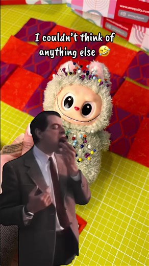 You tell me!!! Isn’t this just the perfect way of using a Labubu? #sewinghacks