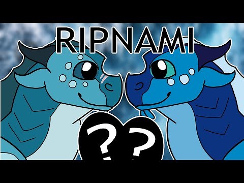 Drawing Ripnami (Riptide x Tsunami) Dragonets! Wings of Fire