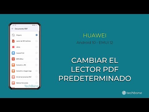 Cambiar el Lector PDF Predeterminado - Huawei [Android 10 - EMUI 12]