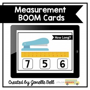 Measurement Kindergarten Boom Cards