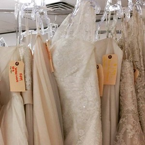 Which gown will you walk down the aisle in? 💕 getting ready for Saturday! Here's a sneak peek of our sale gowns. | The Bridal Collection