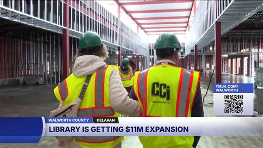 Delavan families eagerly await $11 million expansion to public library