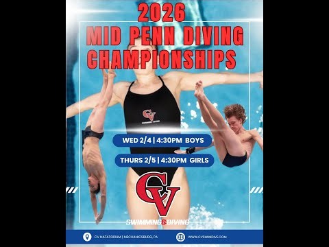 Mid Penn Conference Girls Diving Championships - hosted at the CVNat