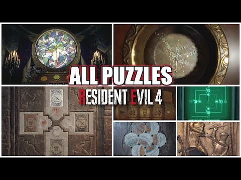 Resident Evil 4 Remake - All Puzzles Solutions Solved