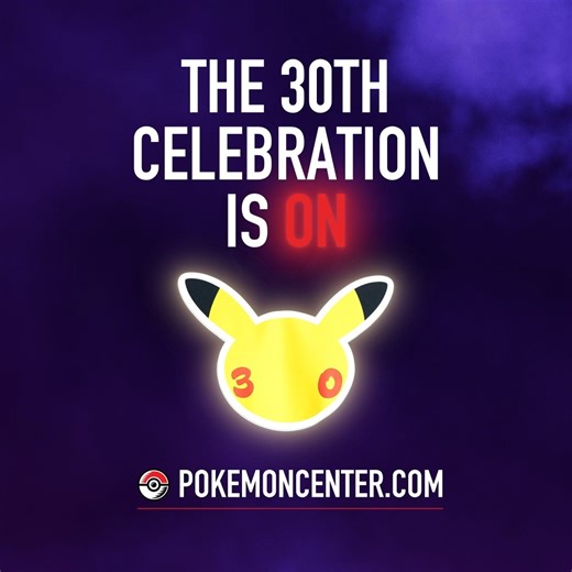 Celebrate 30 years of Pokémon with the 30th Celebration Collection from Pokémon Center UK ⚡️ Check out the collection: https://pkmn.news/4qFsgYc | Pokémon