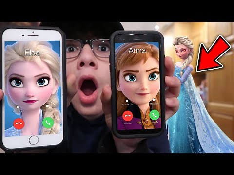 DO NOT CALL ELSA AND ANNA (FROM FROZEN 2) AT THE SAME TIME!! *ELSA BROKE INTO MY HOUSE*