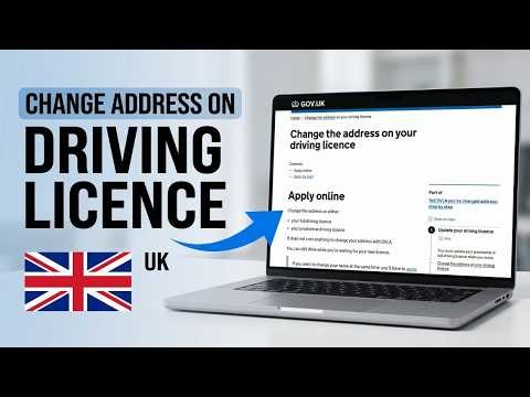 How To Change Address On Driving Licence UK - DVLA Update!