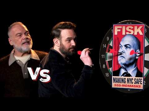 Charlie Cox & Vincent D'Onofrio Play Darts | Daredevil: Born Again Season 2