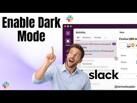 How to Enable Dark Mode in Slack (Change Theme Tutorial)