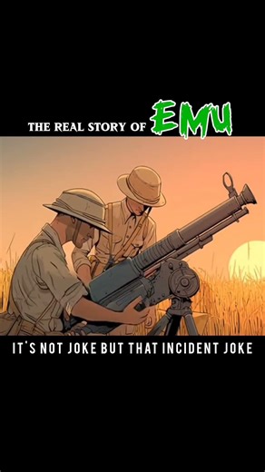 சரித்திரம் திரும்பி பார்த்த ஒரு செய்தி... the great emu war #shorts