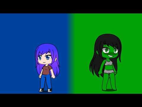 Ruby She Hulk TF and Giantess Growth | Gacha Club ‪@Gamma_Danny‬