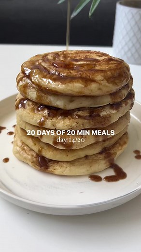 9K views · 158 reactions | Day 14/20: cinnamon bun pancakes 丹 the perfect brunch recipe (kids will love it too!) | Minaelle's Kitchen | Facebook