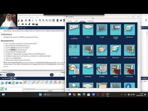 2.9.1 packet tracer - basic switch and end device configuration