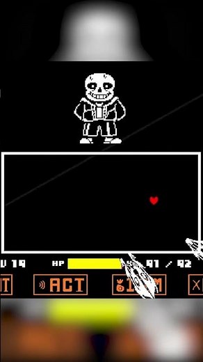 How to Dodge Sans Gaster Blaster attack D