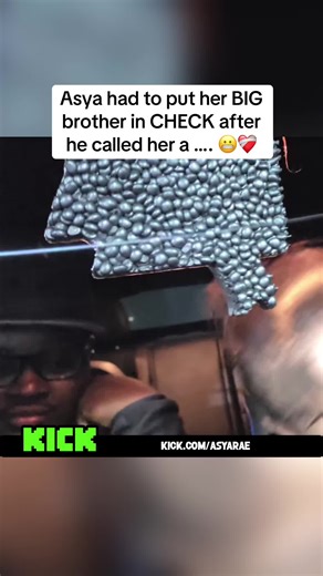 Asya had to put her BIG brother in CHECK after he called her a …. 😬❤️‍🩹#influencercity #asyarae